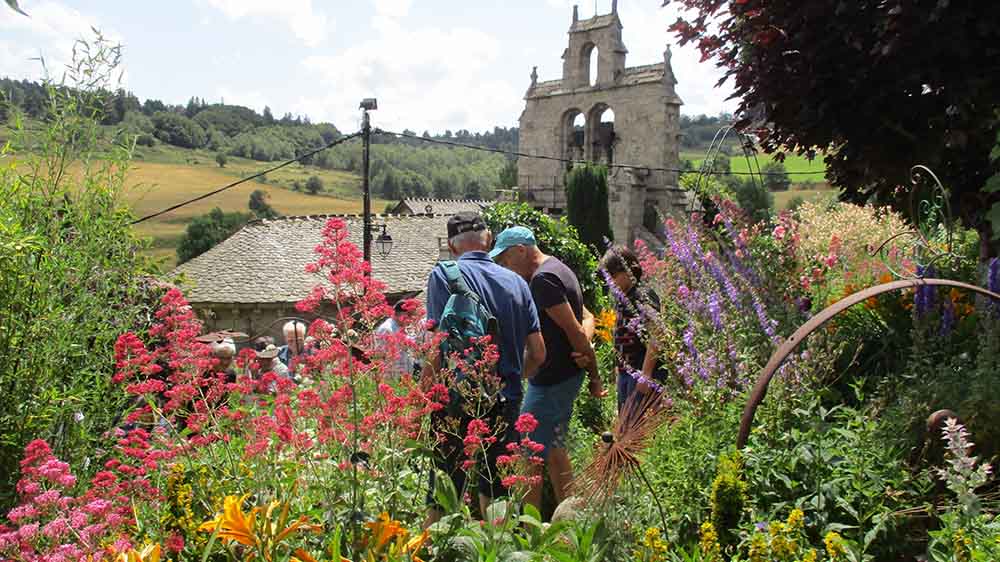 Visite du village fleuri de La Panouse