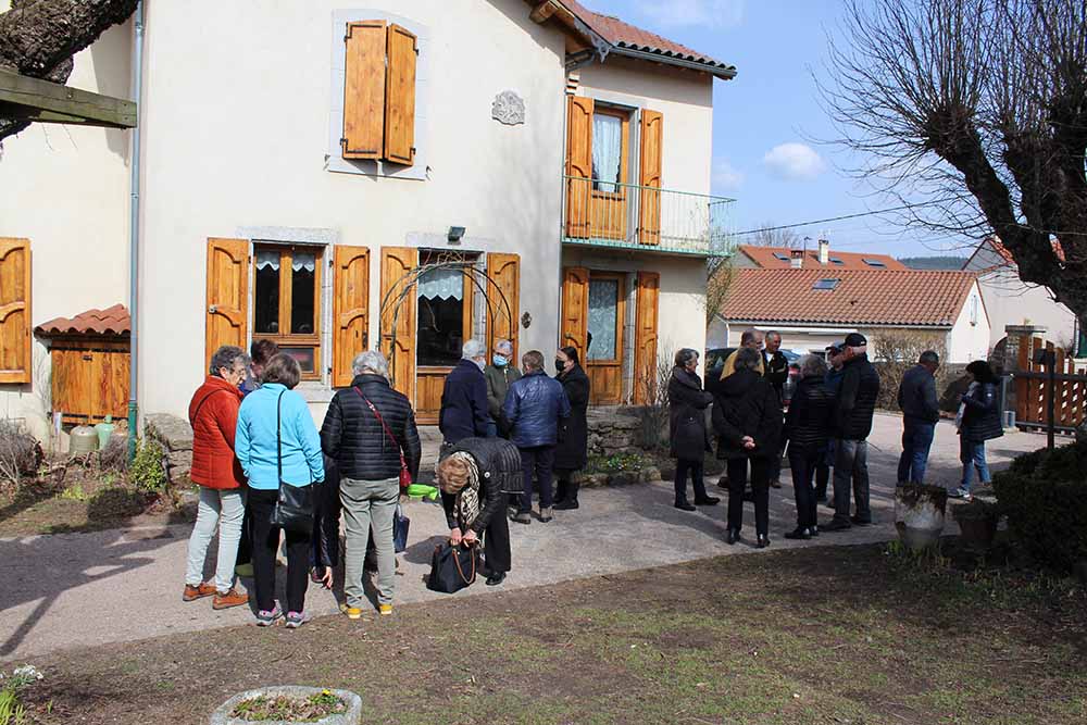 Atelier Bouturage / Marcottage du 19 mars 2022 - Les participants à leurs arrivées