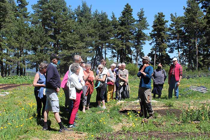 Visite maraîcher à Rocles