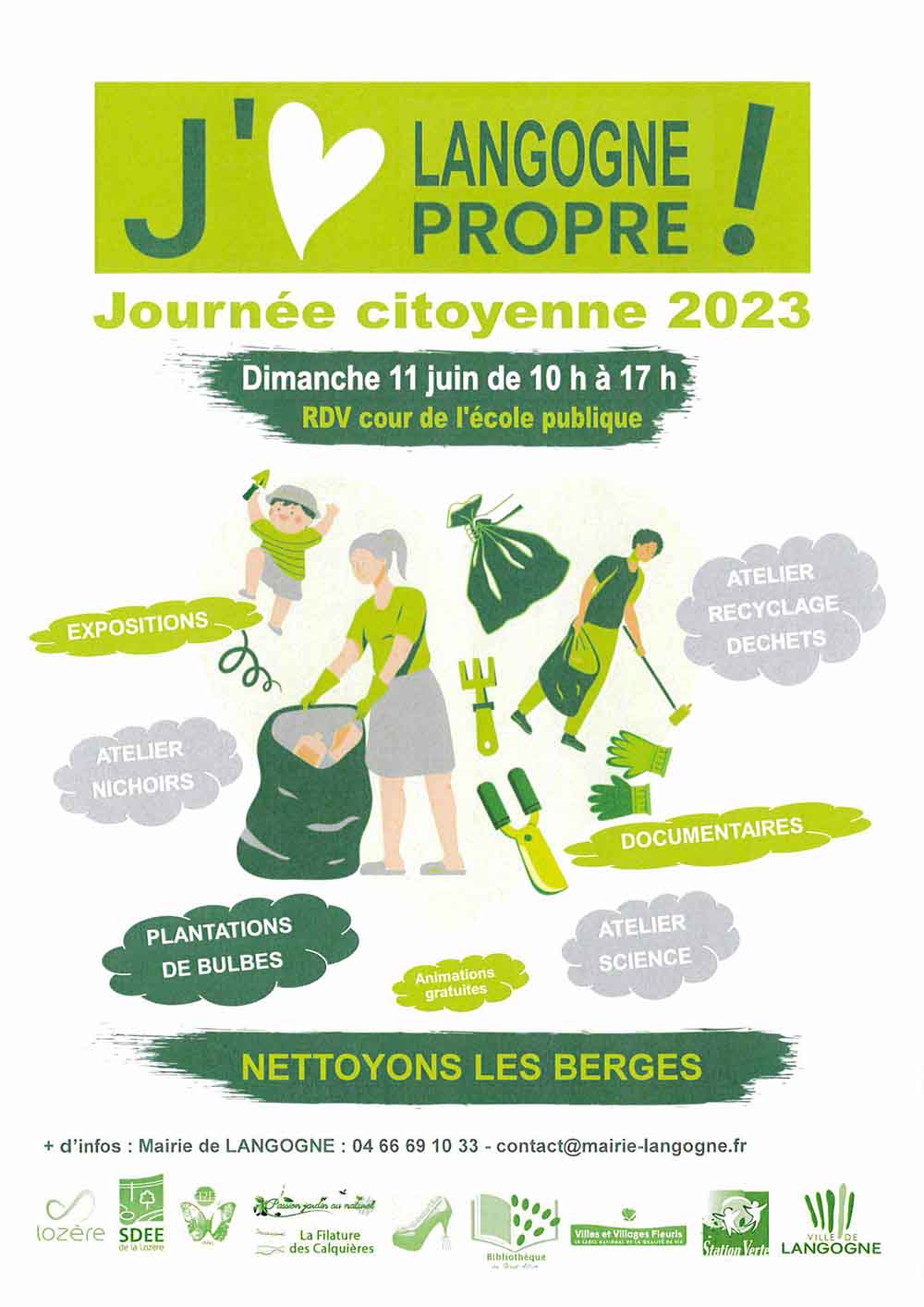 Journée citoyenne 2023 - Dimanche 11 juin - Affiche officielle