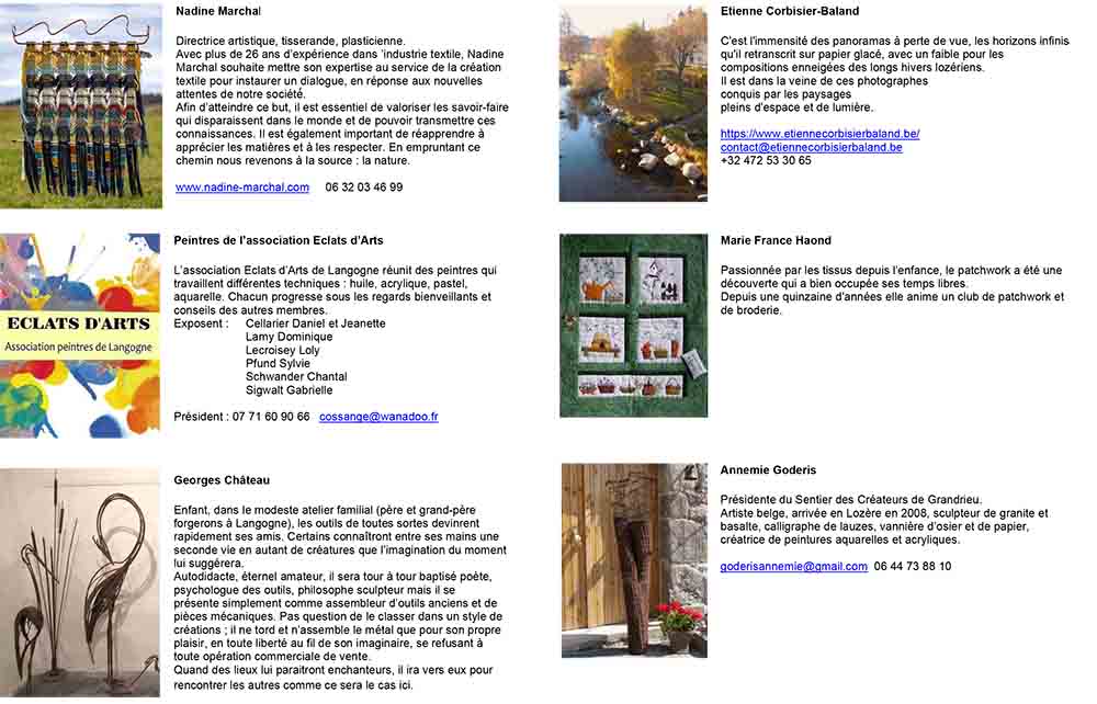 Manifestation des 6 et 7 juillet 2024 - Flyer du programme Recto