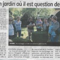 Autre page de l'Article de l'Eveil en date du 18 octobre 2017 consacré à la taille des arbres à noyaux