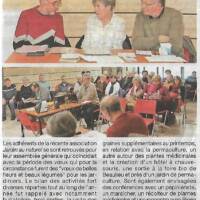 Article de La Lozère Nouvelle en date du 01 février 2018
