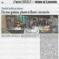 Article de La Lozère Nouvelle en date du 08 novembre 2018