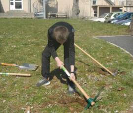 Partenariat pédagogique avec le Collège St-Pierre / St-Paul Partenariat pédagogique avec le Collège St-Pierre / St-Paul - Atelier Plantations : le début !