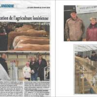 Article de La Lozère Nouvelle en date du 18 avril 2019 - 37ième foire concours