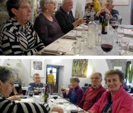 Halte au village d'Antraigues - Pause déjeuner chez "LO PODELLO"