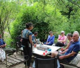 Sortie au jardin du Tomple en date du 5 juin 2019 - la collation finale