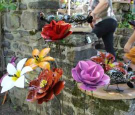 Chavaniac - La Fayette Edition 2019 - Les pintades & les fleurs