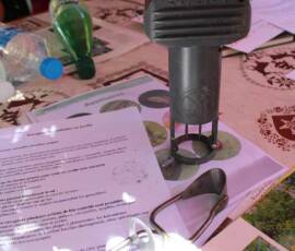 Atelier du samedi 30 juin 2019 - Les "Ravageurs" Atelier du samedi 30 juin 2019 - Les "Ravageurs" - La panoplie de pièges contre les taupes, rate aux pieds ...