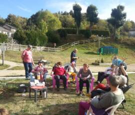 Visite à l'Association "Arc en ciel" à Chaudeyrac Visite à l'Association "Arc en ciel" à Chaudeyrac - Digne des chantiers de Travaux Publics !