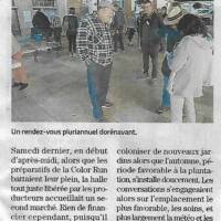 Article du Midi Libre en date du 06 octobre 2019 - suite à notre dernier Troc de Plants