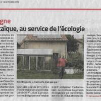 Article de du Midi Libre en date du 18 octobre 2019 - un peu de Pub pour notre nouveau Président !