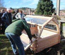 Création d'un bac potager du 5 février 2020 - Bac pour semis (pose des ouvrants)