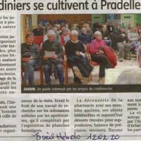 Article de L'Eveil Hebdo en date du 12 février 2020 Visite de l'hôpital de Pradelles et sa pharmacie ancienne