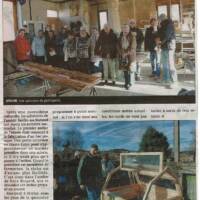 Article de L'Eveil Hebdo en date du 19 février 2020 - ... consacré à la fabrication de bacs potagers