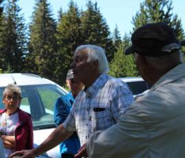 Sortie arboretum Scientifique Curie au col des 3 soeurs du 4 juillet 2020 - Michel Pirodont, l'animateur d'un jour