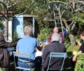 Atelier "taille des arbres à noyaux" du 07 octobre 2020 - Quelle journée bien choisie !