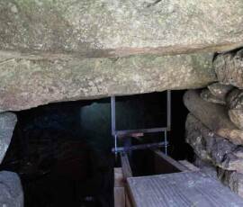 Visite du Moulin de Grandrieu en date du samedi 26 juin 2021 Visite du Moulin de Grandrieu en date du samedi 26 juin 2021 - Fin de la conduite desservant la 3ième meule exploitée