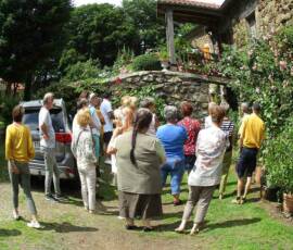 Visite du 09 août 2021 au jardin des Uffernets - Début de la visite