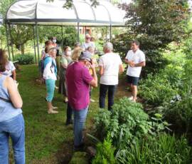 Visite du 09 août 2021 au jardin des Uffernets - Claude, Didier & quelques autres participants