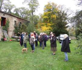 Visite du Château du Mazigon du mercredi 20 octobre 2021 Visite du Château du Mazigon du mercredi 20 octobre 2021 - Explications en façade Est