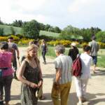 Visite de la ferme Bio du Gévaudan pour la fête de la Biodiversité du 22 mai 2022 - 11. Départ pour la balade botanique avec Madeline