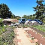 Visite maraîcher Rocles du 11 mai 2022 - Réserve copeaux paille & compost