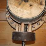 Visite du moulin des Deux Rieu du dimanche 26 juin 2022 - Renvoi d'angle de l'axe de la trémie