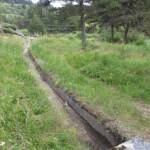 Visite du moulin de Trespis du samedi 25 juin 2022 - Le béal restauré d'amené de l'eau