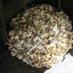 Atelier "Café Compost Occitanie" en date du 11 juin 2022 - Le résultat de la broyeuse