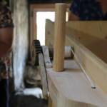 Visite du moulin des Deux Rieu du dimanche 26 juin 2022 - Réglage du débit de la trémie de charge