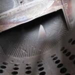 Visite du centre de traitement des déchets à Mende en date du 1er juin 2022 Visite du centre de traitement des déchets à Mende en date du 1er juin 2022 - Détail interne de l'ancienne machine