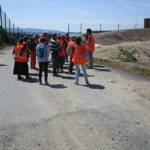 Visite du centre de traitement des déchets à Mende en date du 1er juin 2022 Visite du centre de traitement des déchets à Mende en date du 1er juin 2022 - L'arrivée sur site d'enfouissage