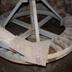 Visite du moulin de Trespis du samedi 25 juin 2022 - la roue d'entrainement