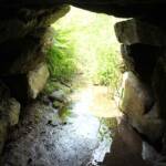 Visite du moulin de Trespis du samedi 25 juin 2022 - Vue intérieure du chenal d'évacuation