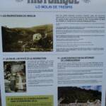 Visite du moulin de Trespis du samedi 25 juin 2022 - Panneau sur l'historique du lieu