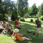 Fêtes des plantes au château de Chavaniac La Fayette les 4 & 5 juin 2022 - Le conteur & Paul