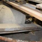 Visite du moulin des Deux Rieu du dimanche 26 juin 2022 - Meule cônique qui écrase l'orge