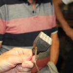 Visite du moulin des Deux Rieu du dimanche 26 juin 2022 - Outil de bouchardage des meules