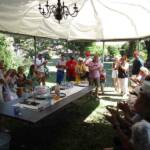 Visite au jardin des Uffernets du dimanche 17 juillet 2022 - Discours bref de remerciement de Jean-Claude bien applaudi
