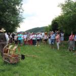Promenade musicale champêtre au jardin des Lyotard(s) sous Pradelles en date du 03 juillet 2022 - Le 1er arrêt au bas de la propriété