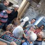 Sortie au moulin à vent de La Borie et à la ferme caussenarde de Hyelzas du 21 septembre 2022 - Echange sympa dans cet espace réduit