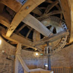 Sortie au moulin à vent de La Borie et à la ferme caussenarde de Hyelzas du 21 septembre 2022 - Structure supérieure du moulin