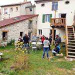 Atelier d'embellissement du chemin de Chapelude en date du 11 octobre 2022 - Fin agréable du chantier - Merci Catou