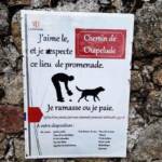 Atelier d'embellissement du chemin de Chapelude en date du 11 octobre 2022 - Affiche municipale apposée à plusieurs endroits