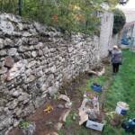 Atelier d'embellissement du chemin de Chapelude en date du 11 octobre 2022 - On s'active aussi plus bas