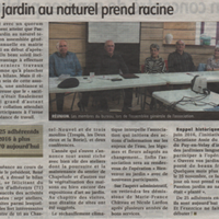 L'Eveil Hebdo en date du 26 novembre 2022 consacré à notre assemblée générale en mairie