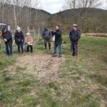 Atelier « Mieux adapter notre jardin aux nouvelles conditions climatiques » du 22 avril 2023 - Julien très expressif devant le point d'eau