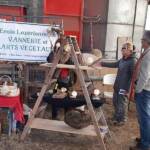 Fête de la biodiversité à la ferme du Gévaudan du samedi 21 mai 2023 - Catherine & Rémy s'intéressent à la vannerie